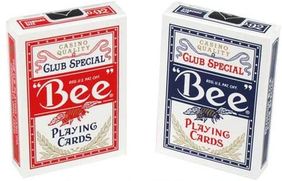 Bee Red and Blue Dual Decks