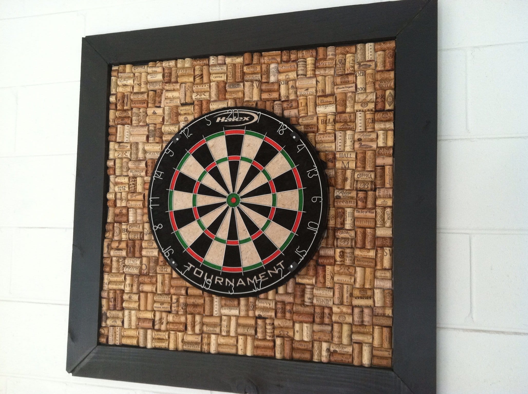how to make a dartboard surround