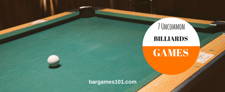different billiards games
