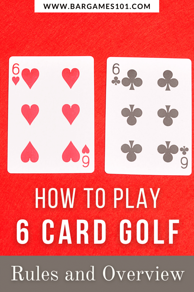 9 holes of golf card game