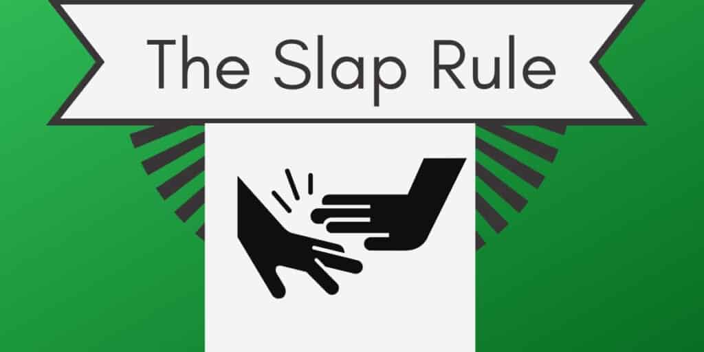 rules to slap jack