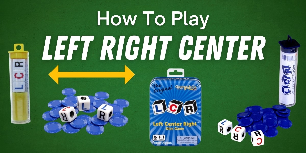 Includes Players Guide Left Center Right Dice Game PassPlay NEW Ages 6 years 