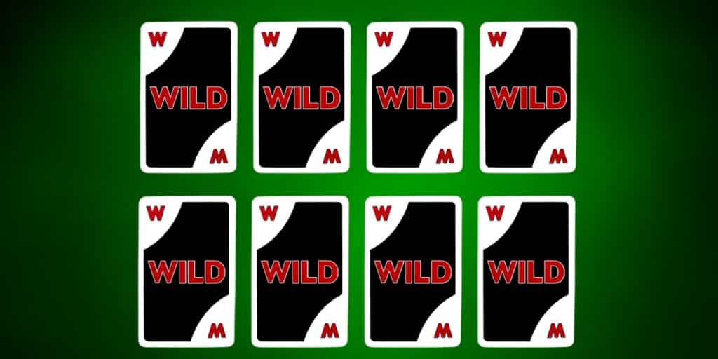 can u exchange wilds in phase ten