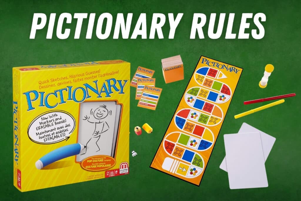 How To Play Pictionary Rules And Strategies Bar Games 101